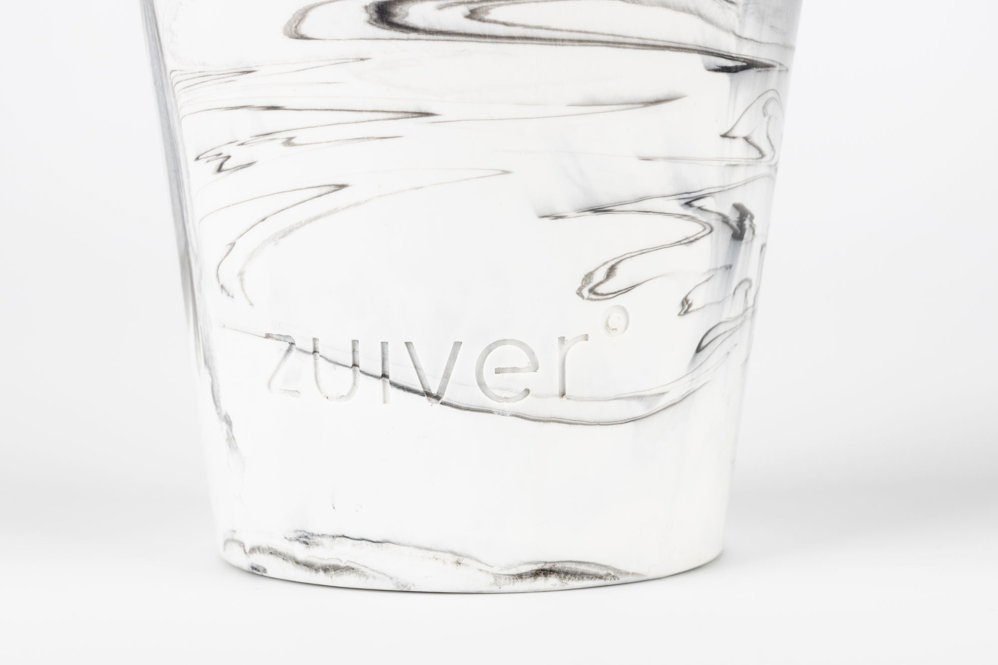 Zuiver Conic Black & White Marble Effect Vase Medium